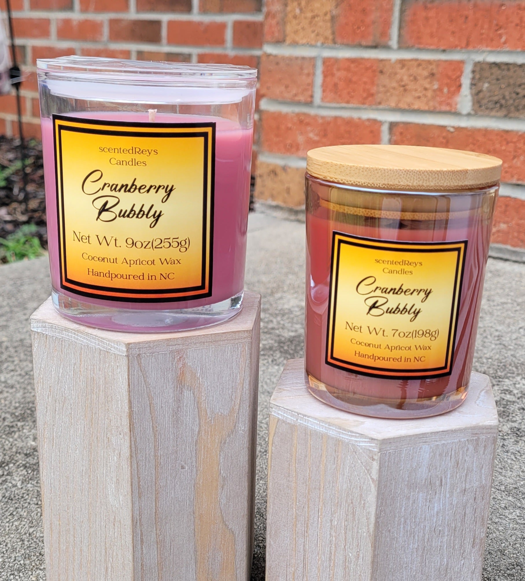 Cranberry Bubbly Candle | scentedReys