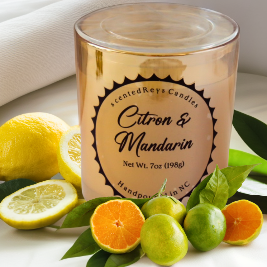 Citron & Mandarin Candle | scentedReys