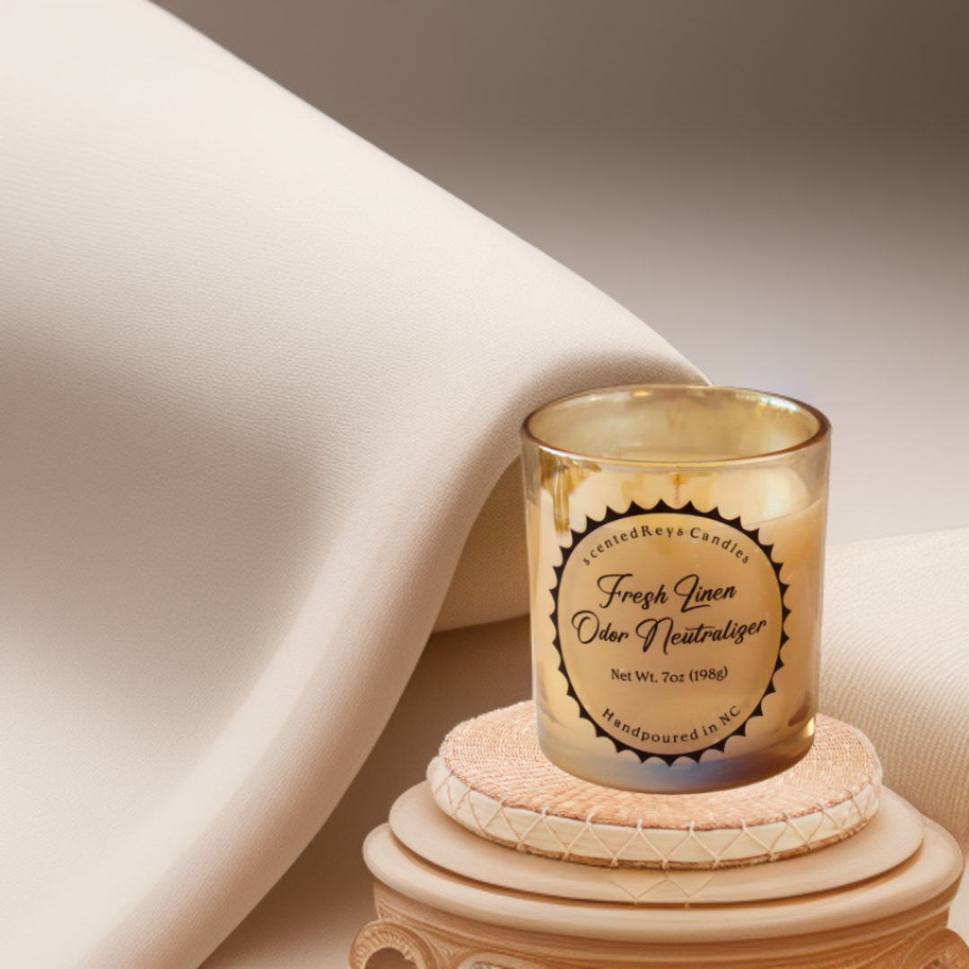 Fresh Linen Odor Neutralizer Candle | scentedReys