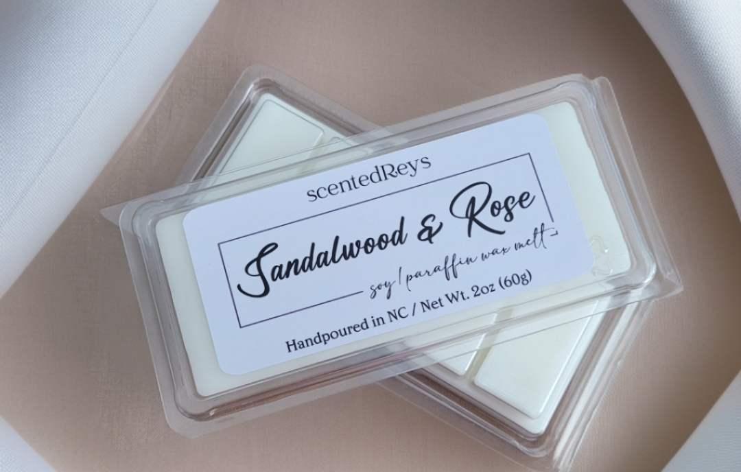 Sandalwood & Rose Wax Melts | scentedReys