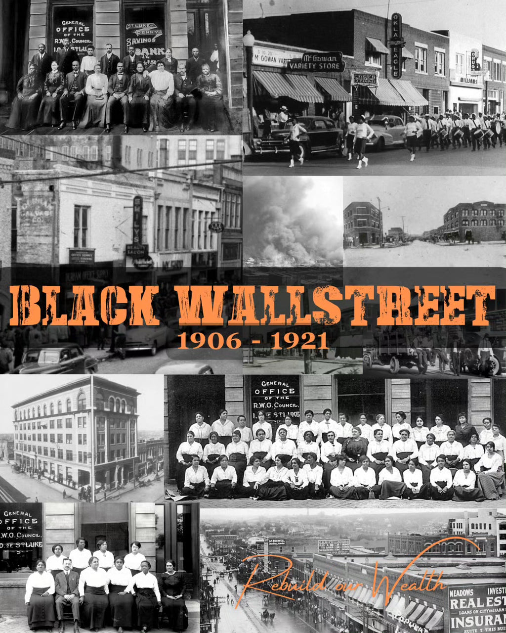 Black Wallstreet Short Sleeve Tshirt | CSG Creations