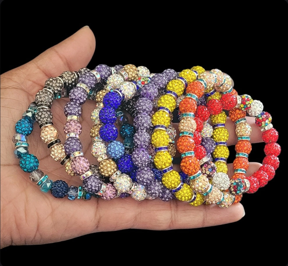 Beaded Bling Bracelets | CSG Creations