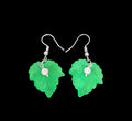 Frosted Ivy Earrings | CSG Creations