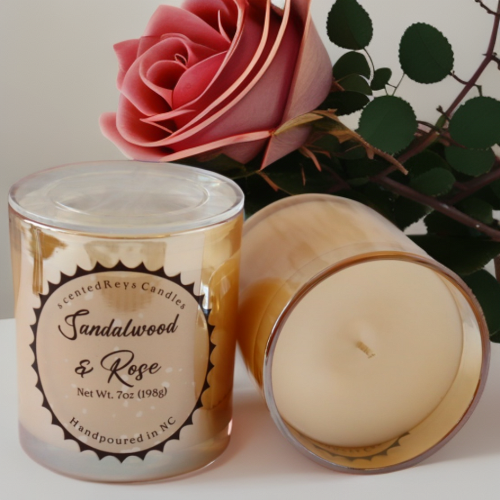 Sandalwood & Rose Candle | scentedReys