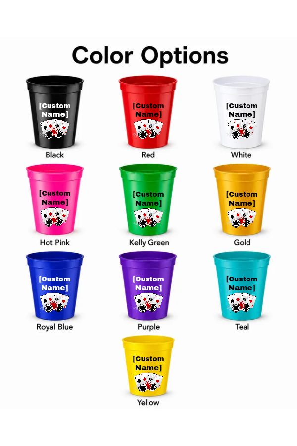 Pokeno Game Cups | CSG Creations