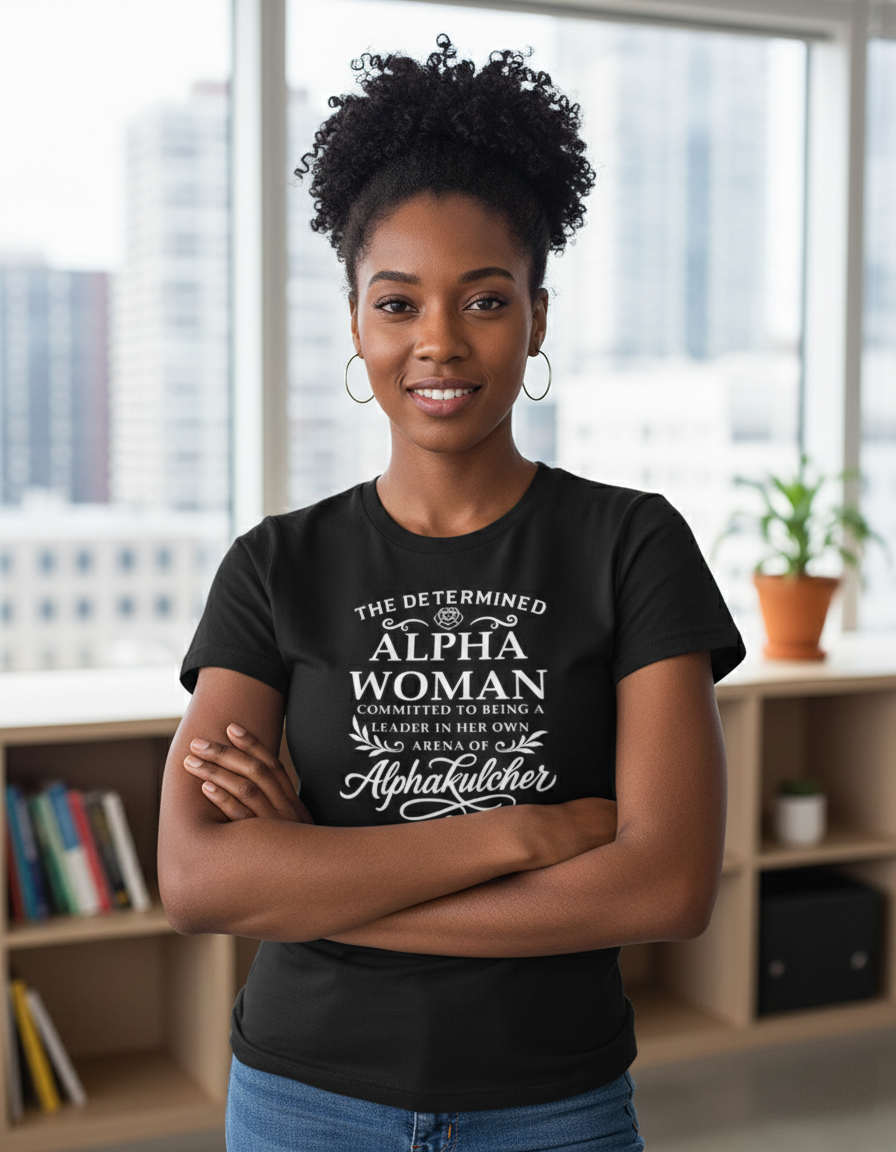 The Determined Alpha Woman Tshirt | CSG Apparel