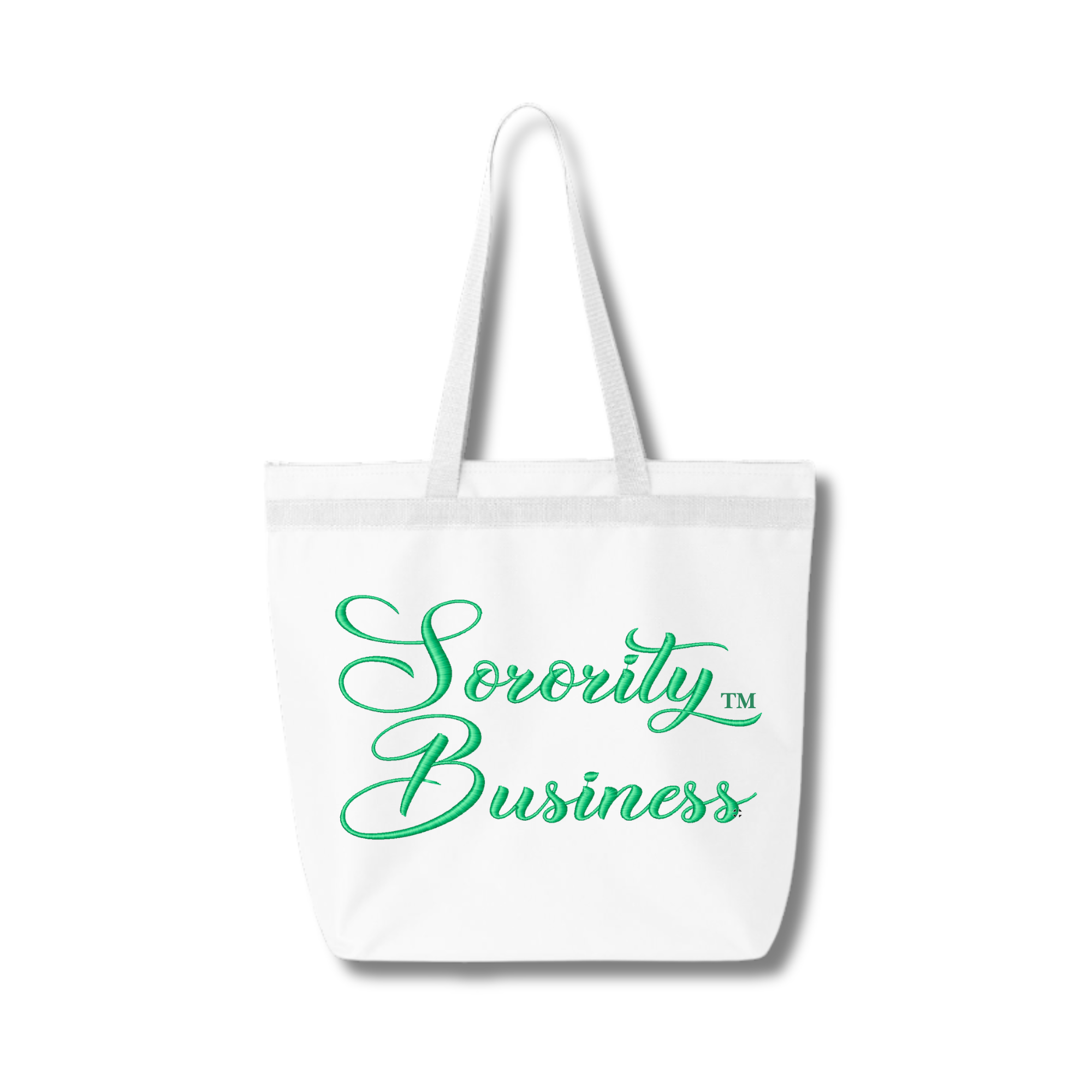 Sorority Business ™️ Embroidered Zip Tote Bag | CSG Greek Creations