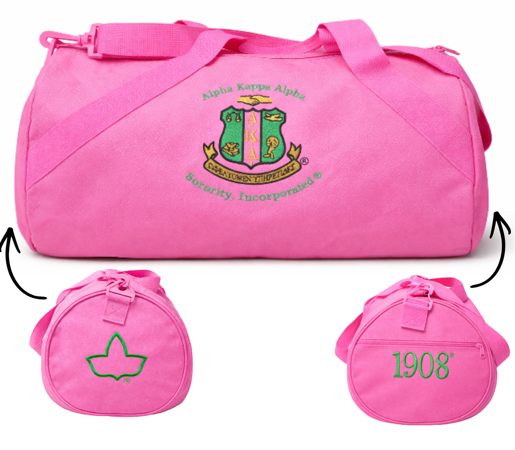 AKA® Embroidered Duffel Bag | CSG Greek Boutique