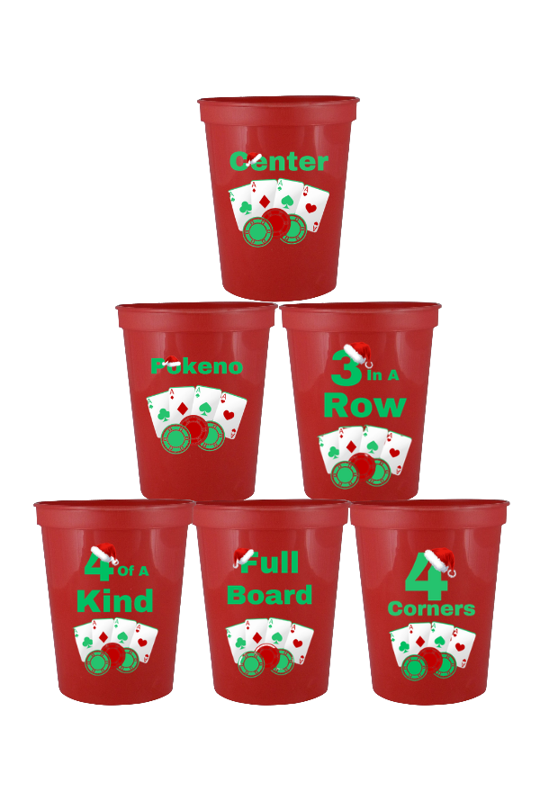 Holiday Pokeno Cups | CSG Creations