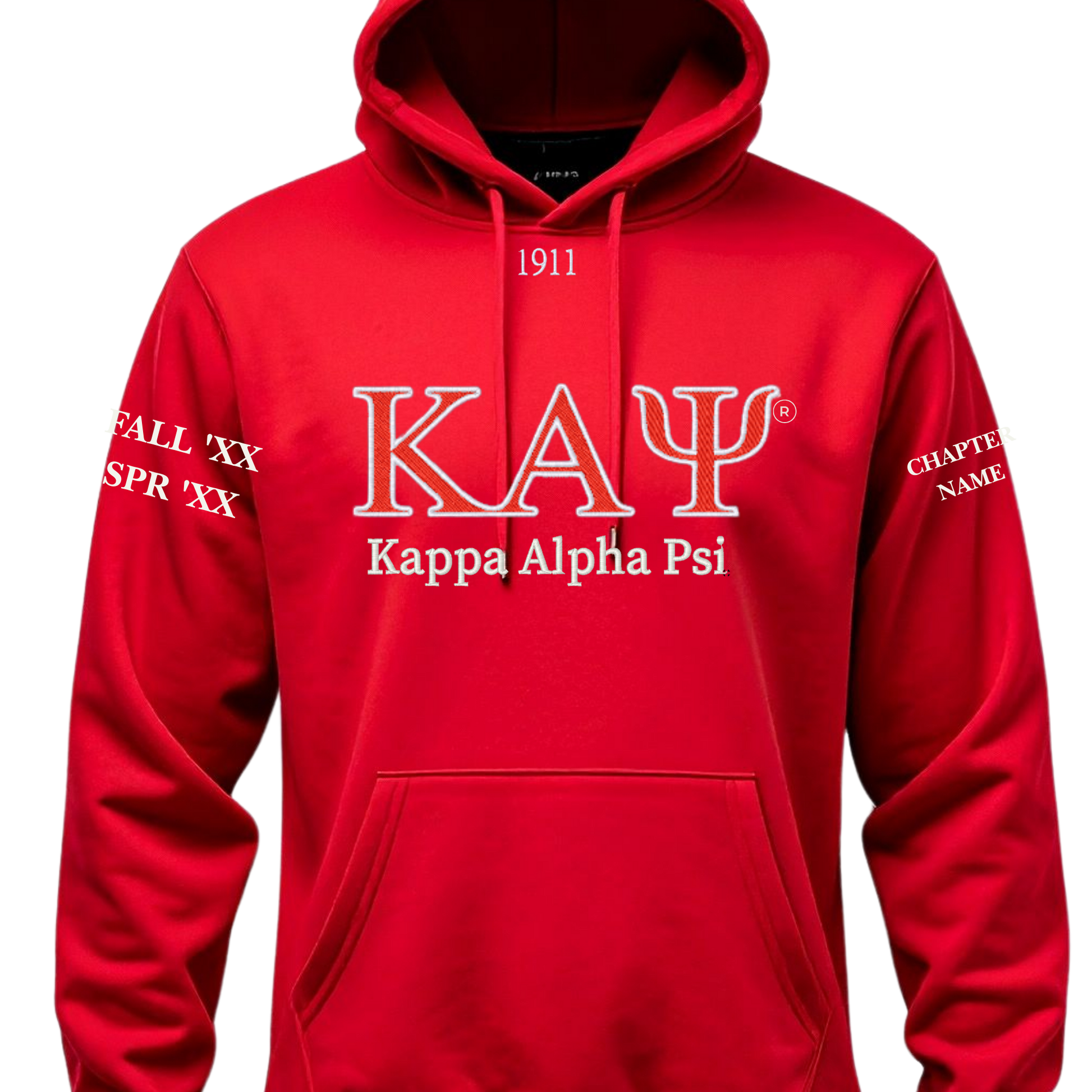 Kappa Alpha Psi® Embroidered Hoodie | CSG Custom Creations