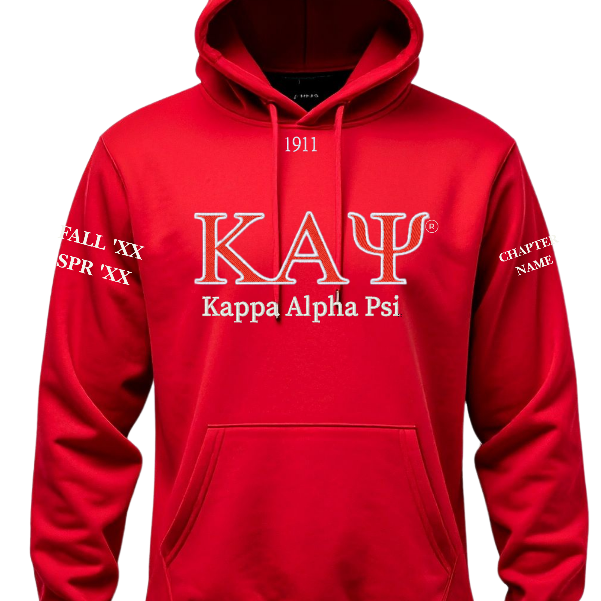 Kappa Alpha Psi® Embroidered Hoodie | CSG Custom Creations