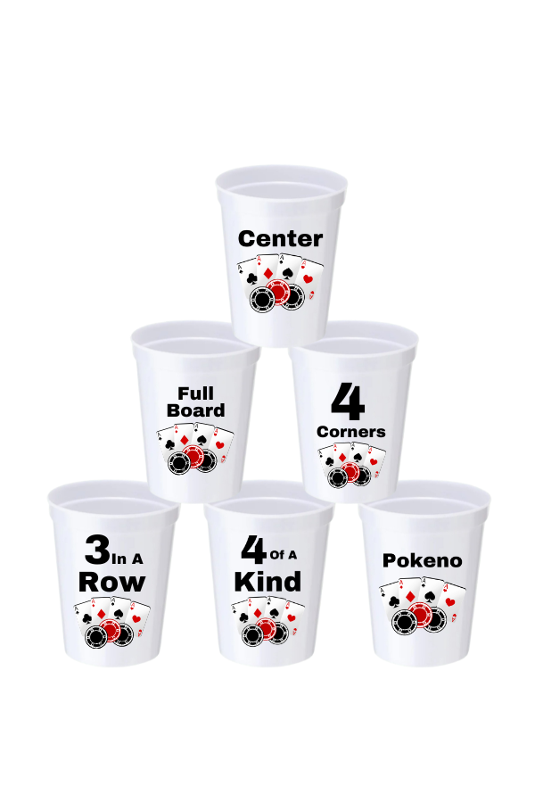 Pokeno Game Cups | CSG Creations