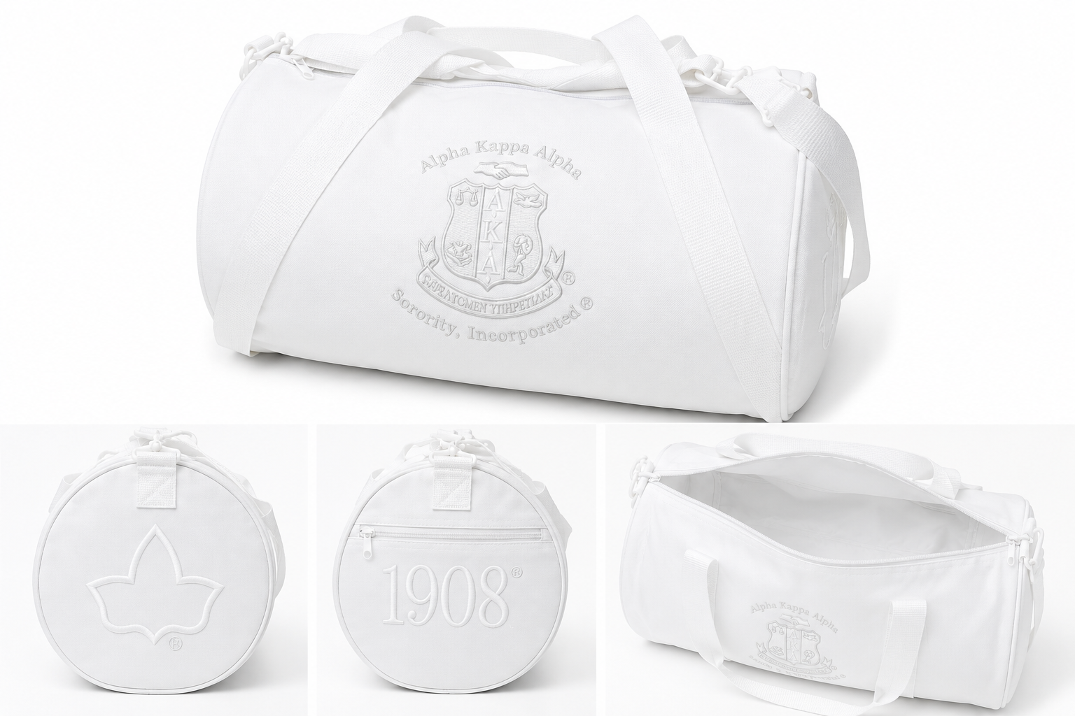 AKA® Embroidered Duffel Bag | CSG Greek Creations
