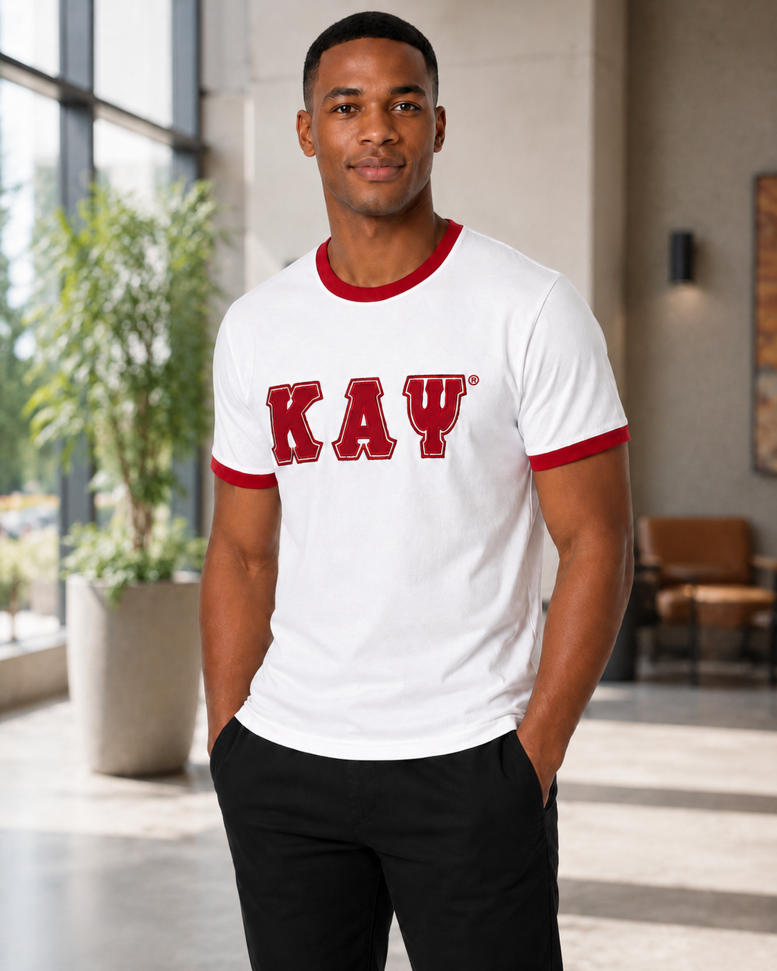 Kappa Alpha Psi® Ringer T-Shirt | CSG Greek Creations