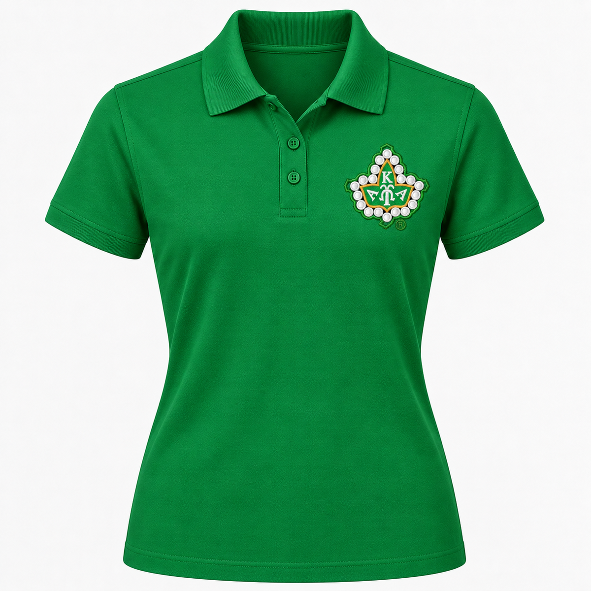 AKA® Ivy Badge Women’s Polo | CSG Greek Boutique