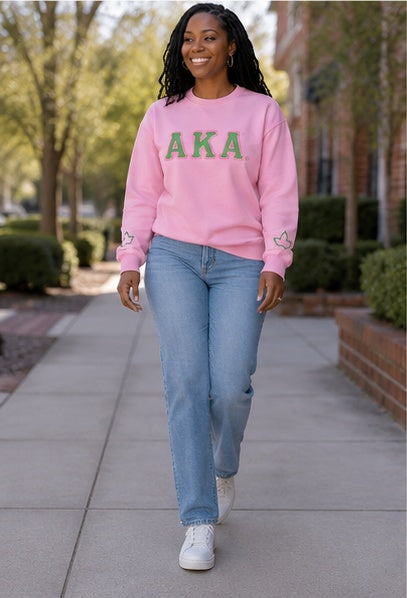 AKA® Embroidered Sweatshirt | CSG Greek Boutique