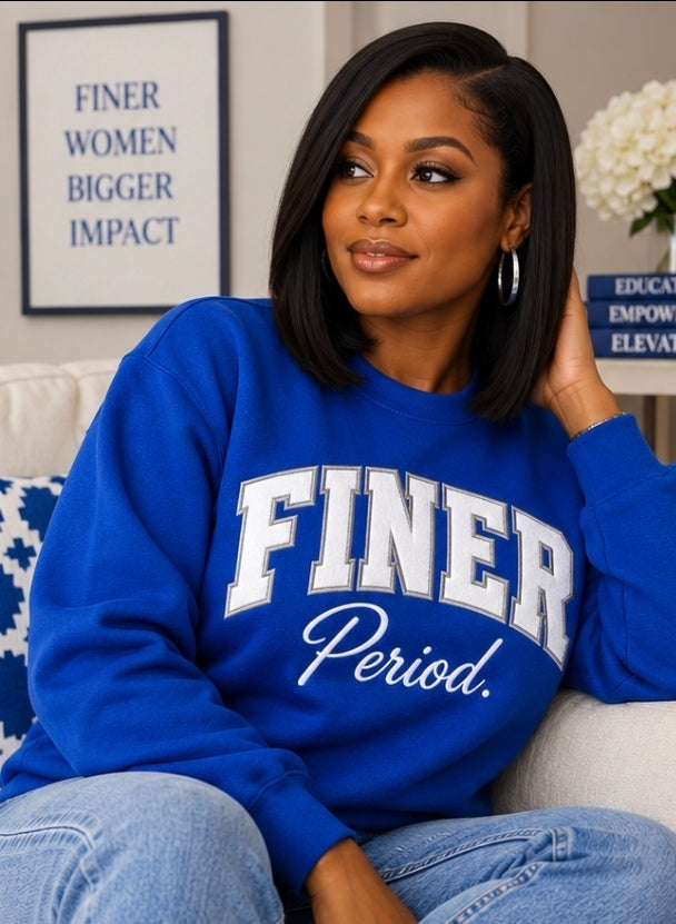 FINER . Crewneck Sweatshirt | CSG Greek Boutique