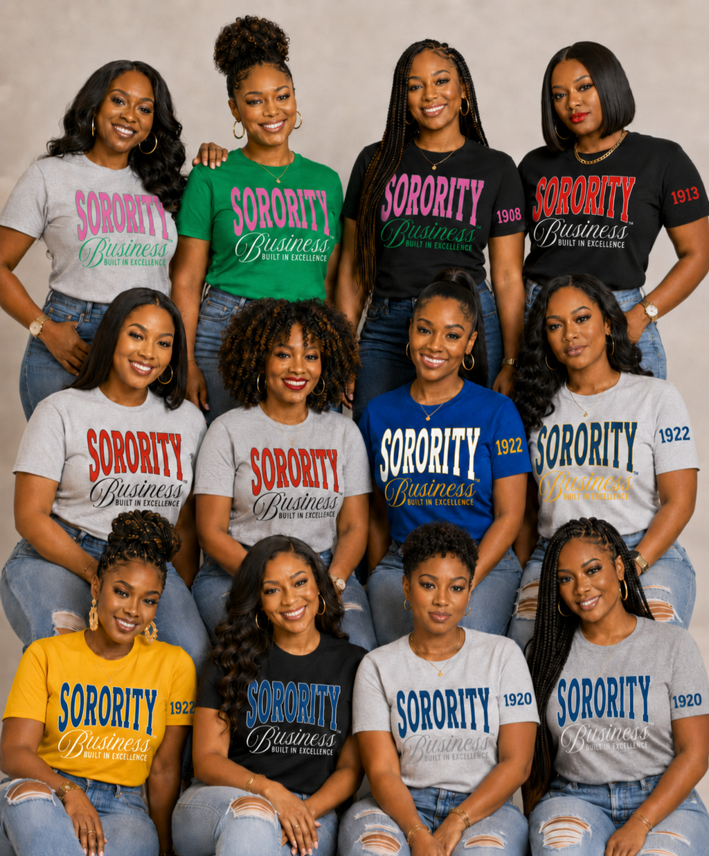 Sorority Business™ Graphic Tee – Built in Excellence Collection