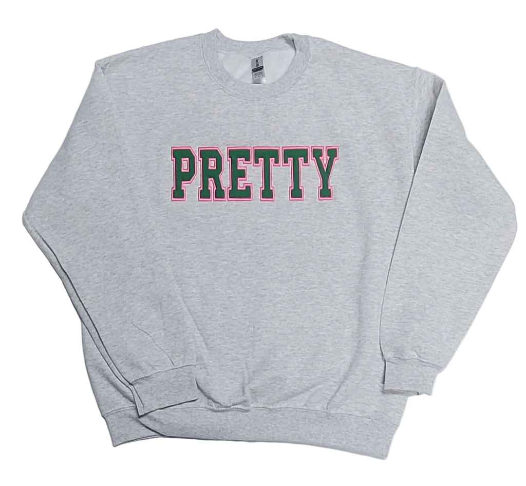 PRETTY Embroidered Sweatshirt | CSG Creations