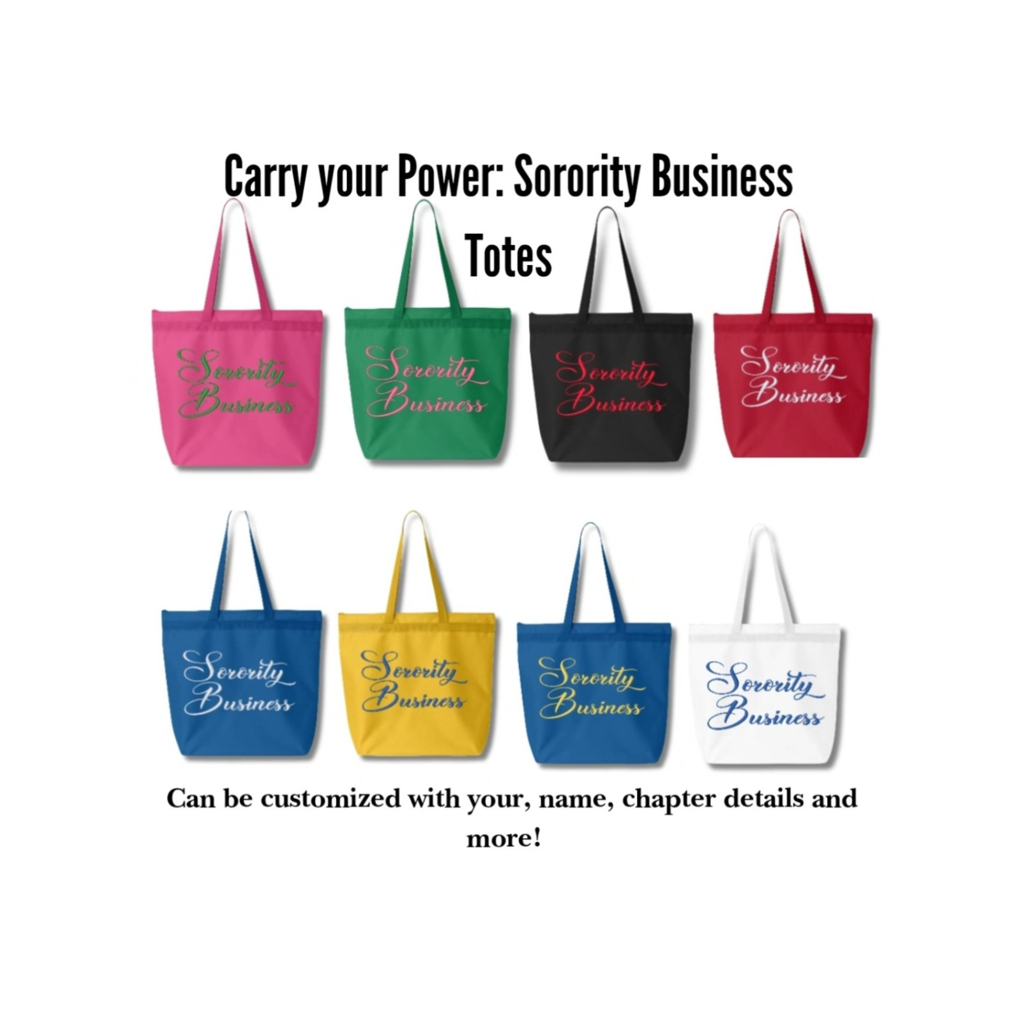 Sorority Business ™️ Tote Bags | CSG Creations