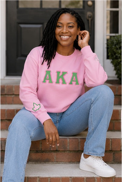 AKA® Embroidered Sweatshirt | CSG Greek Boutique
