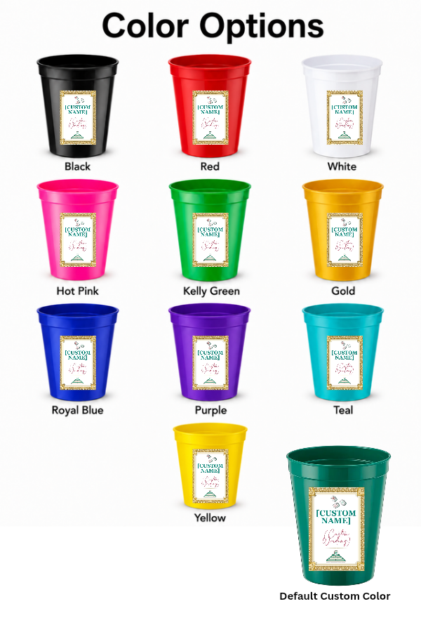Mahjong Game Cups | CSG Creations