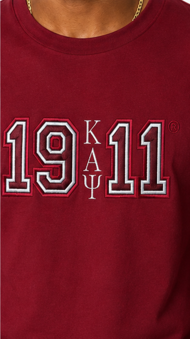 Kappa Alpha Psi® 1911 Founding Year T-Shirt | CSG Greek Creations