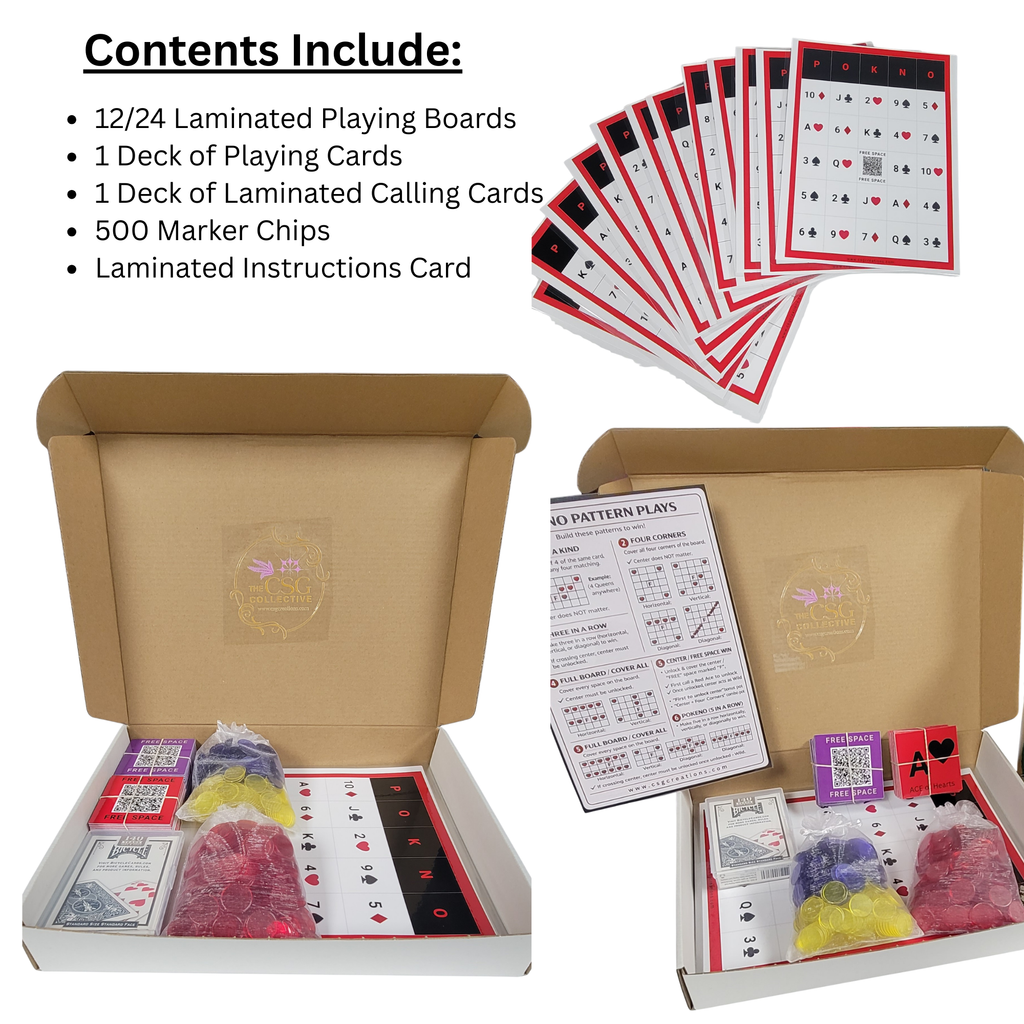 Pokeno Game Board Set | CSG Creations