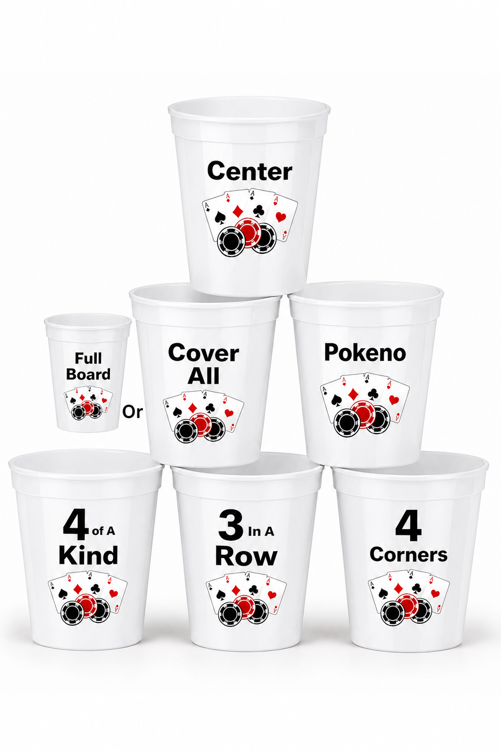 Pokeno Game Cups | CSG Creations