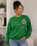 Alpha Kappa Alpha® Embroidered Script Crewneck Sweatshirt | CSG Greek Boutique
