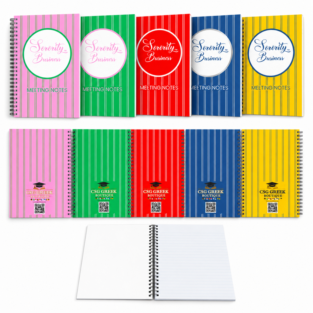 Sorority Business™ Meeting Notes Notebook