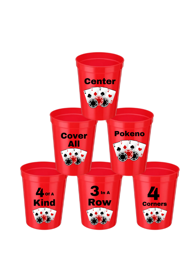 Pokeno Game Cups | CSG Creations