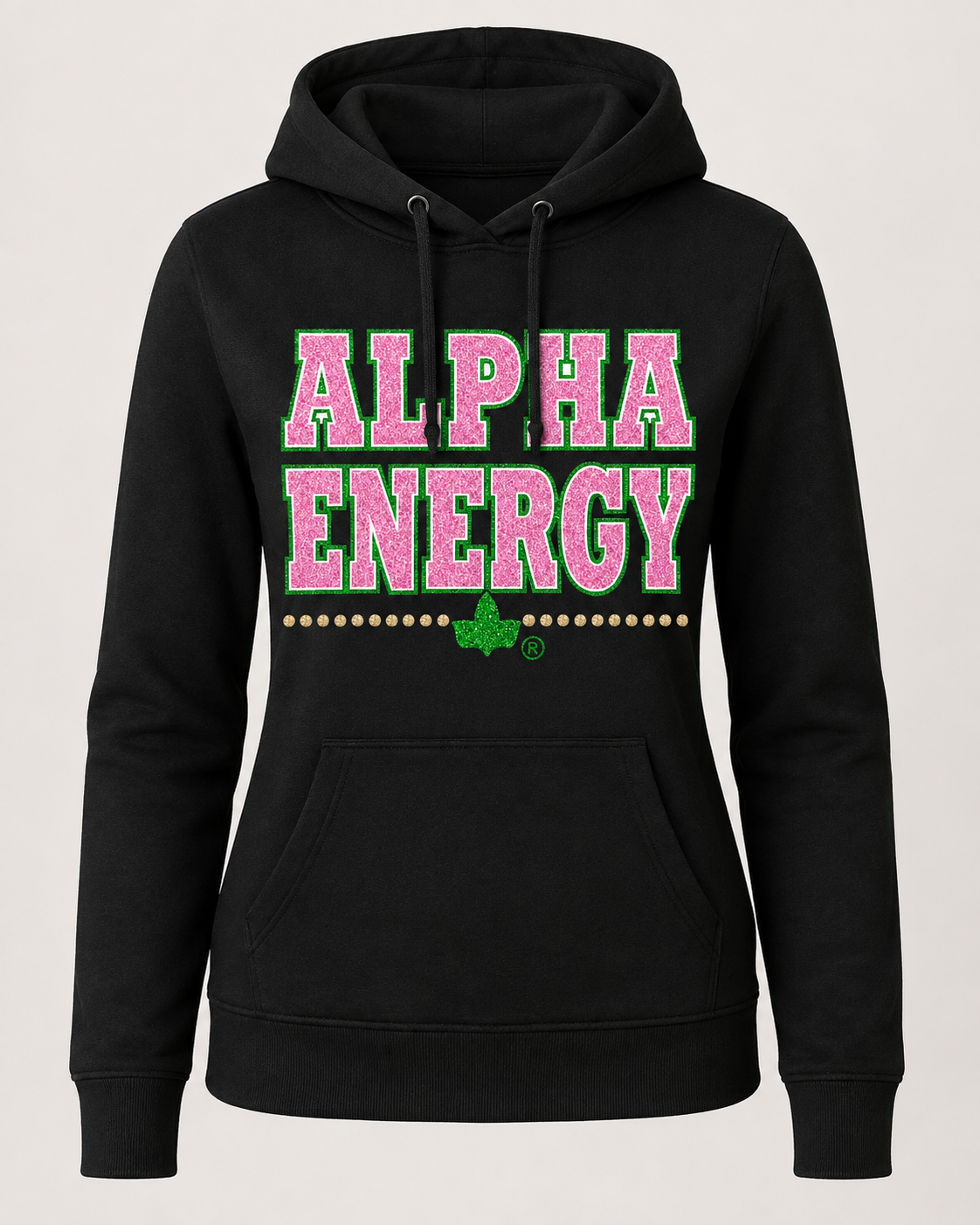 Alpha Energy Glitter Tee | CSG Greek Creations