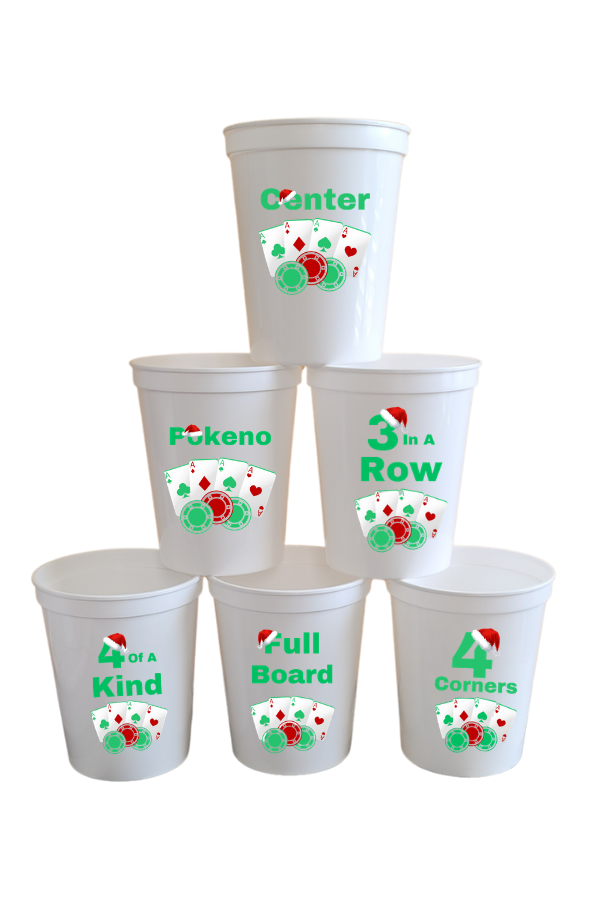 Holiday Pokeno Cups | CSG Creations