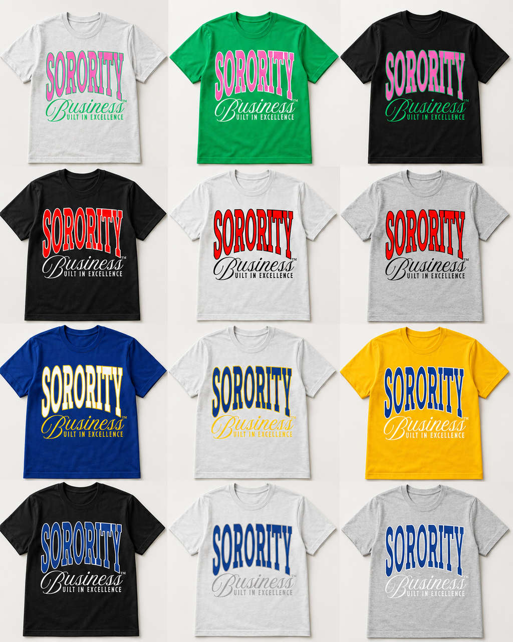 Sorority Business™ Built in Excellence Collection | CSG Greek Creations