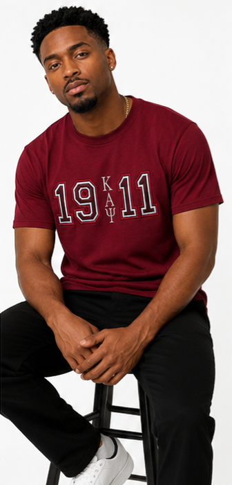 Kappa Alpha Psi® 1911 Founding Year T-Shirt | CSG Greek Creations