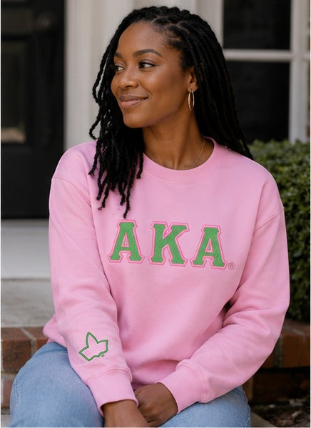AKA® Embroidered Sweatshirt | CSG Greek Boutique