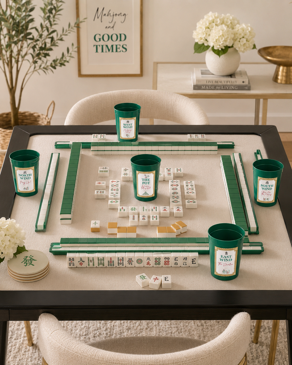 Mahjong Game Cups | CSG Creations