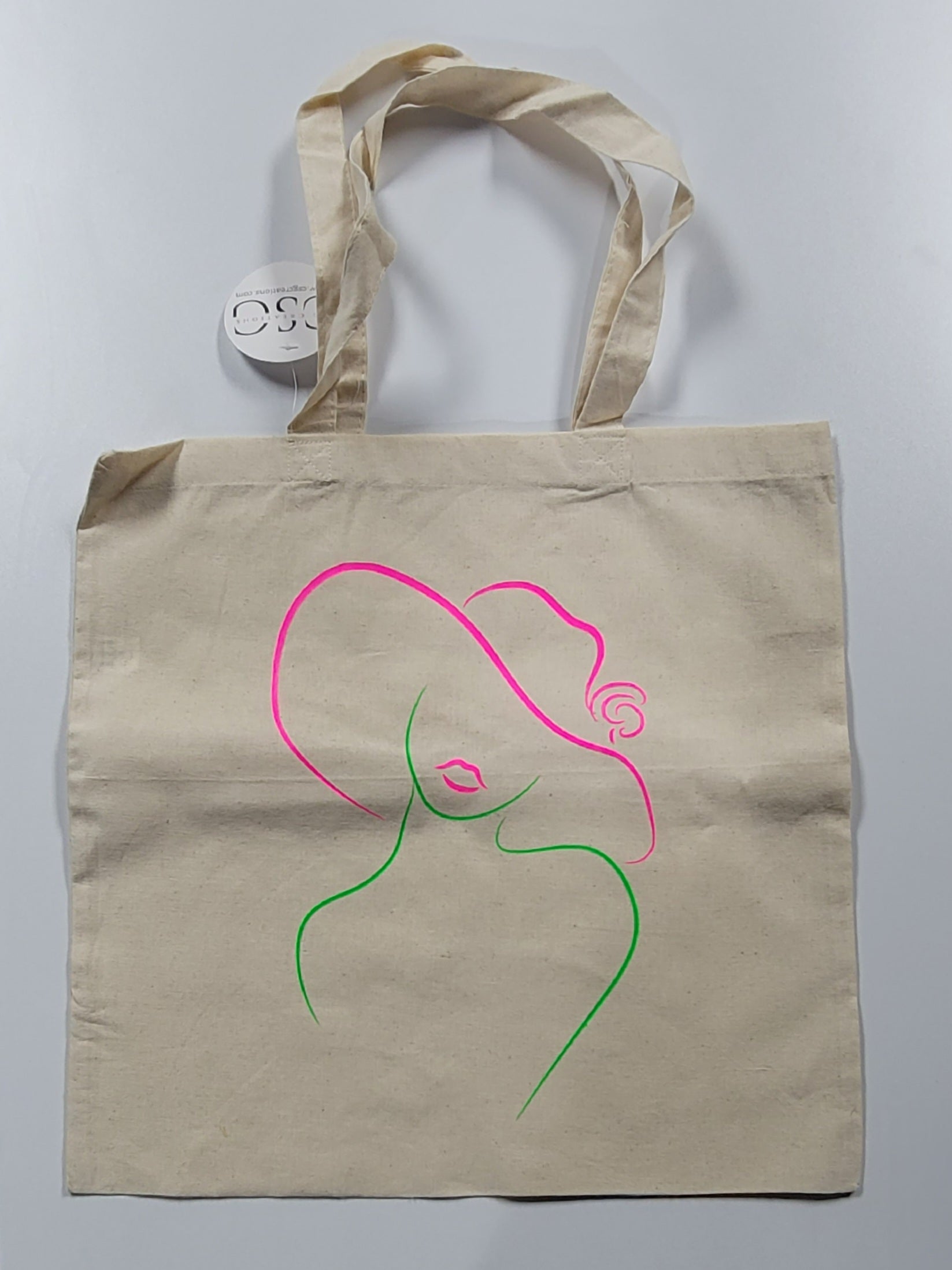 Pink Lady Tote Bag | CSG Creations