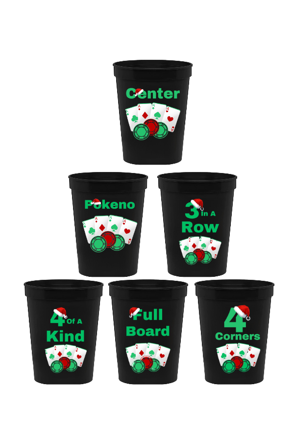 Holiday Pokeno Cups | CSG Creations