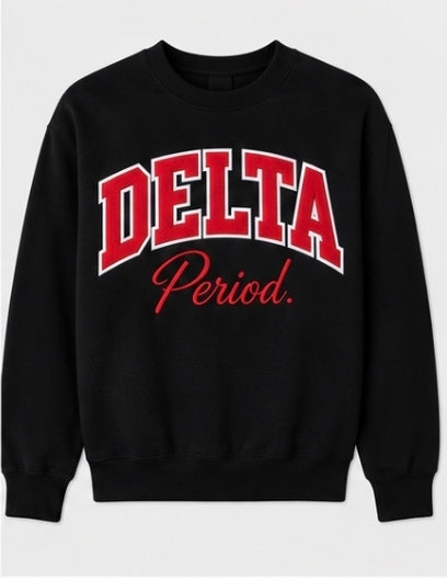 DELTA . Crewneck Sweatshirt | CSG Greek Boutique