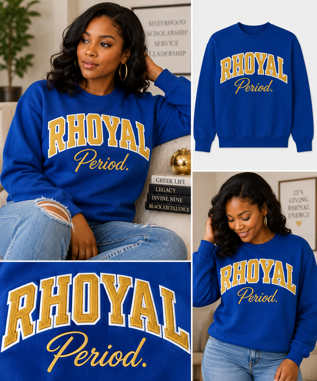 RHOYAL . Crewneck Sweatshirt | CSG Greek Boutique
