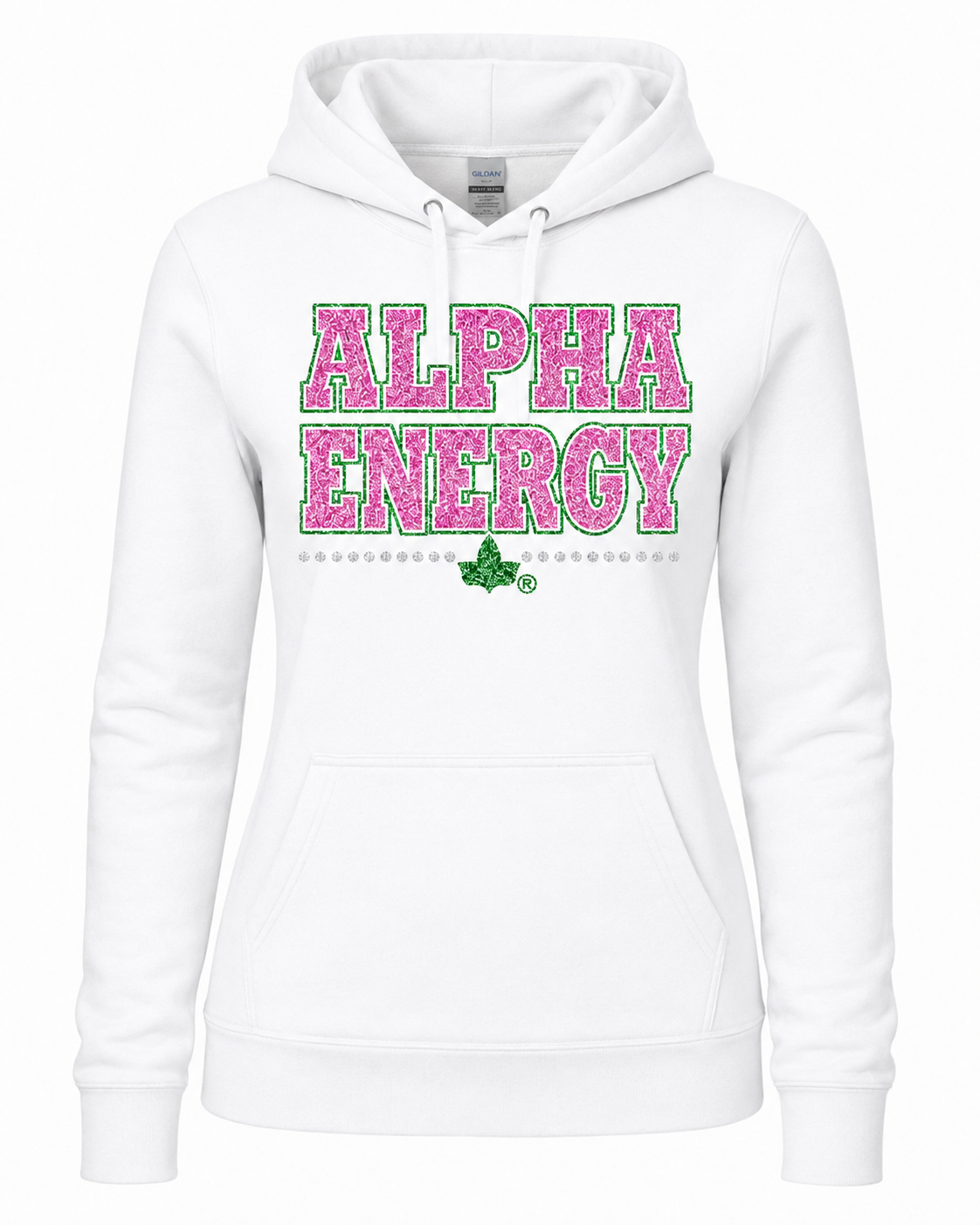 Alpha Energy Glitter Tee | CSG Greek Creations