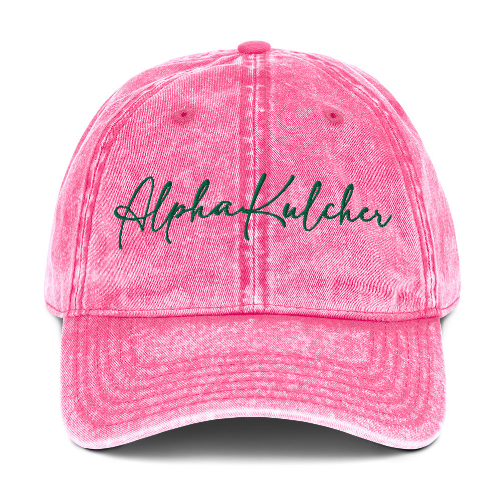 AlphaKulcher Vintage Cotton Twill Cap | CSG Apparel