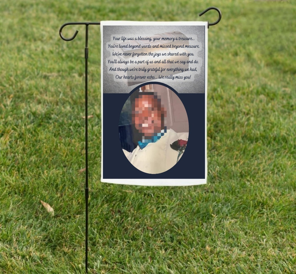Memorial flag example idea