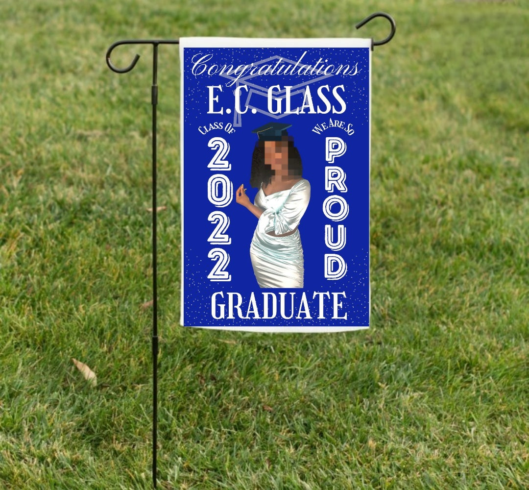 Graduation flag example idea