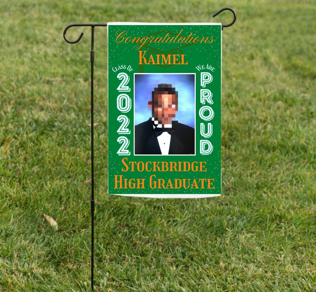 Graduation flag example idea