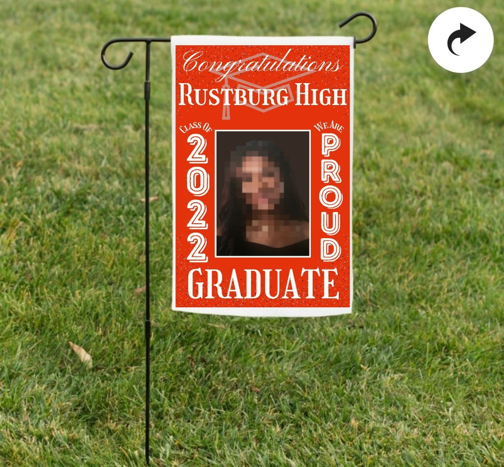 Graduation flag example idea
