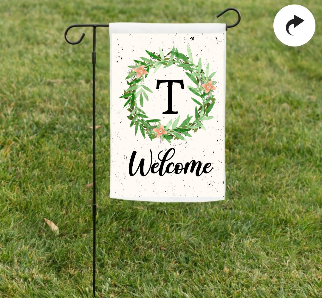 Welcome flag example idea