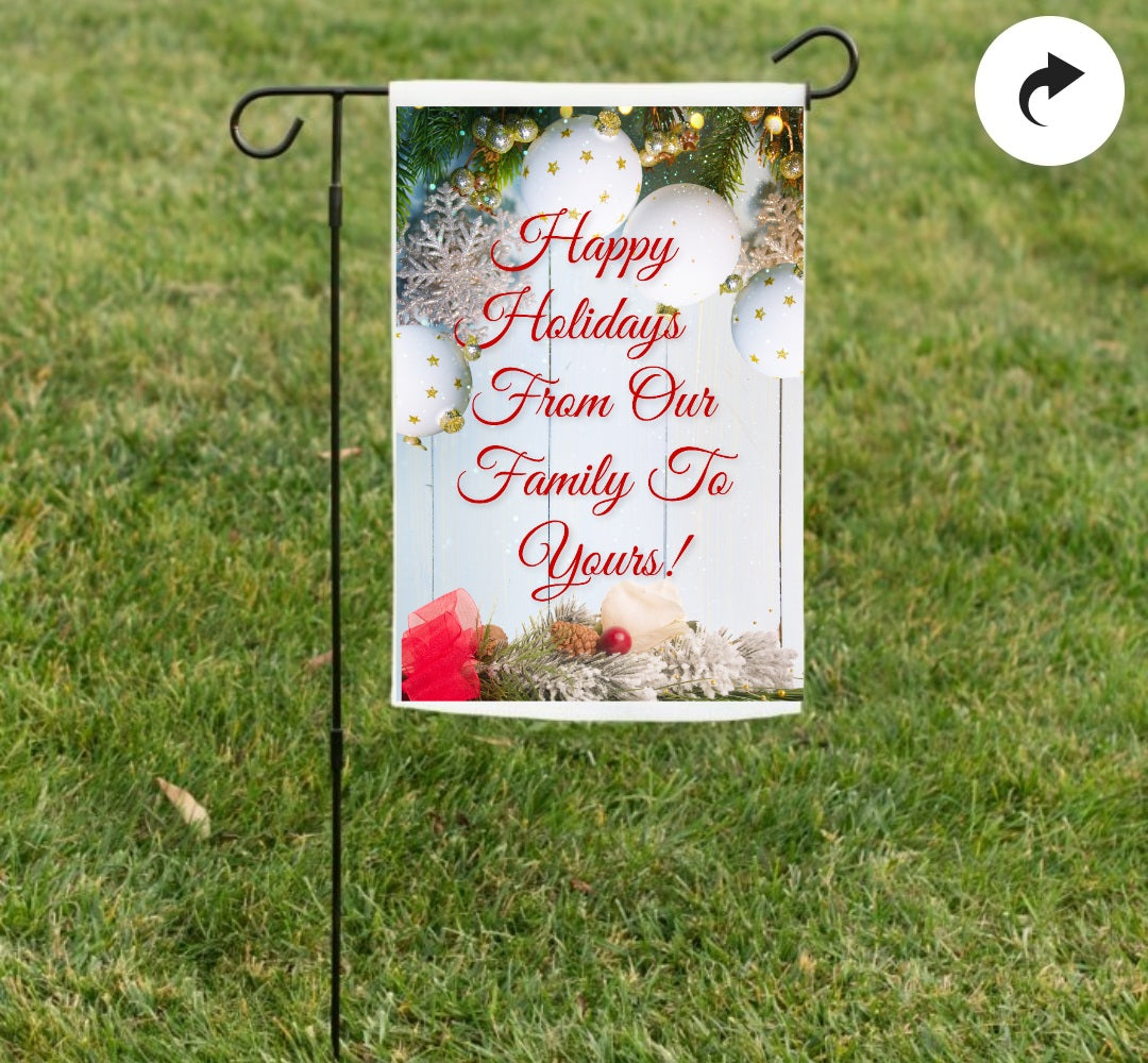 Holiday flag example idea